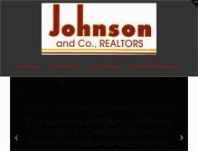 Tablet Screenshot of johnsonrealestateinc.com